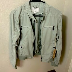 Brand New Gray IRIS Bomber Style Jacket